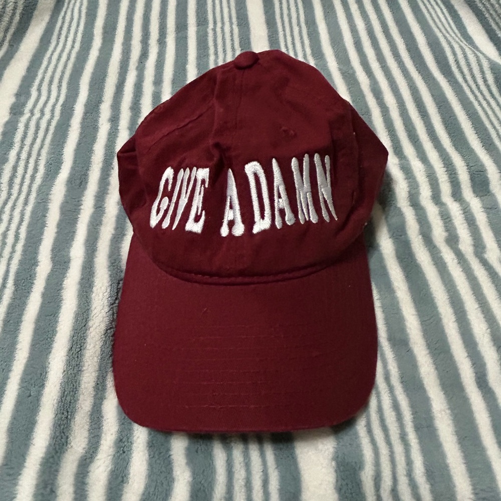 Maroon Slogan Cap